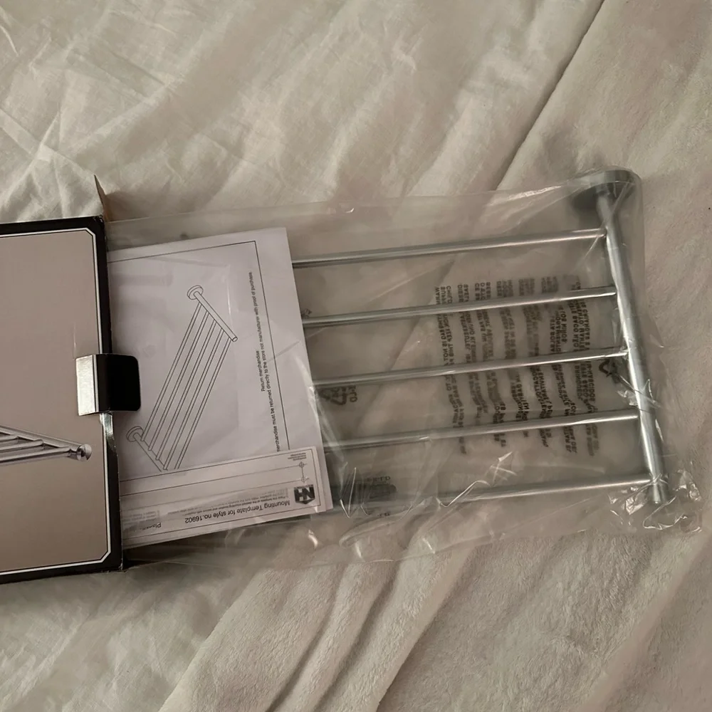NWT Bath Chrome Shelf